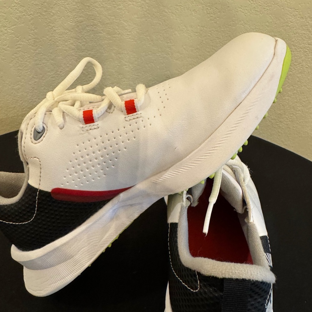 FootJoy golf shoes. Boys youth size 3- White and blue. Great condition.